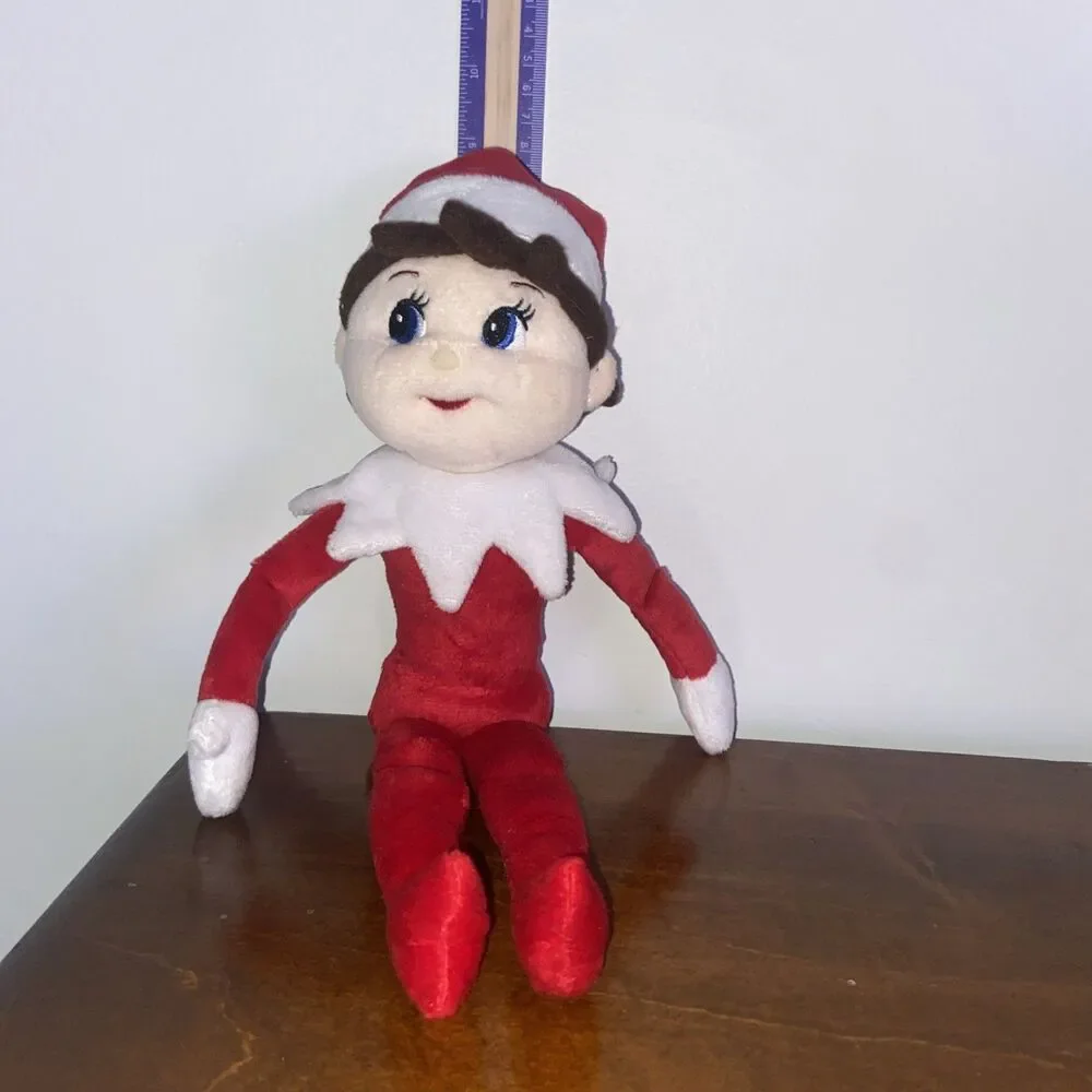 CCA & B 2005 Plush Elf on The Shelf Christmas Boy Elf Stuffed Doll Plush Toy